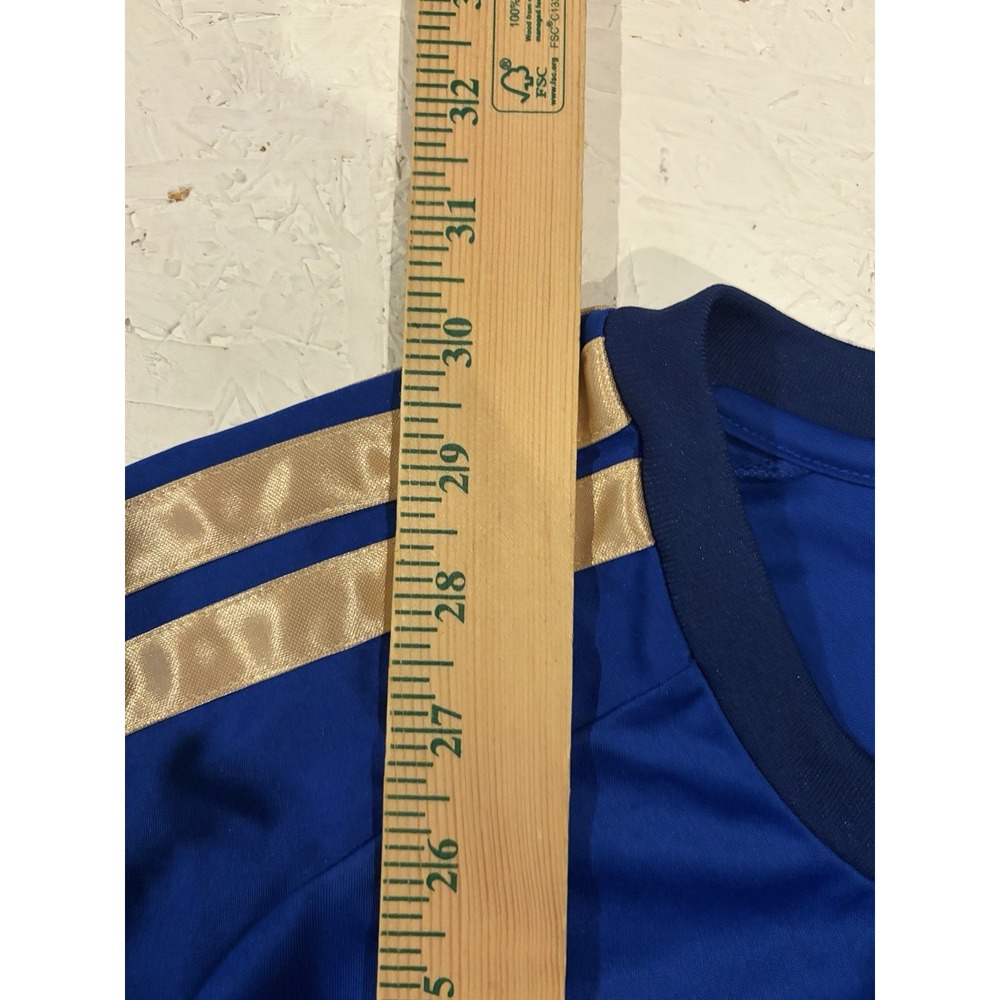 Adidas Authentic Italy Futbol Soccer 2025-2026 Jersey Men's XL Slim JY7588 Blue - Picture 8 of 10